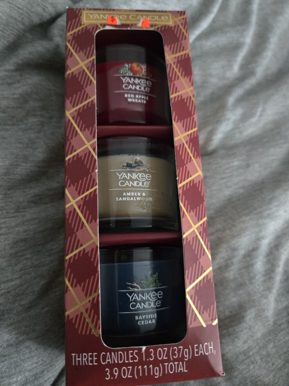 NWT Yankee Candle 3-Pack Mini Candle Set